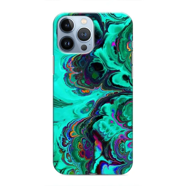 Чехол с рисунком «Салатный мрамор» для iPhone 13 Pro Чехол с рисунком «Салатный мрамор» для iPhone 13 Pro