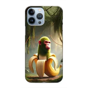 Чехол с мемами тралалело тралала для iPhone 13 Pro (Шимпанзини бананини)