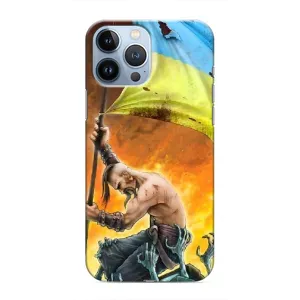 Чохол з картинкою (Патріотичний КОЗАК) на iPhone 13 Pro (Сильний КОЗАК)
