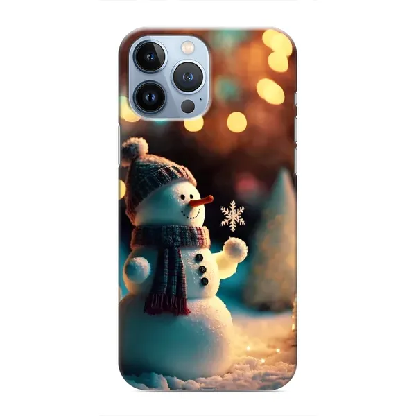 Чехол с рисунком «Снеговик праздничный» для iPhone 13 Pro Чехол с рисунком «Снеговик праздничный» для iPhone 13 Pro