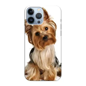 Чехол (ТПУ) Милые собачки для iPhone 13 Pro (Собака Терьер)