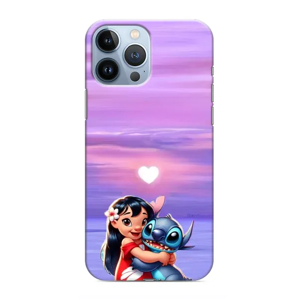 Чехол с рисунком «Стич и Лило» для iPhone 13 Pro