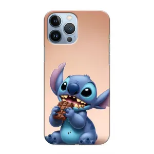 Чехол с рисунком «Стич с шоколадом» для iPhone 13 Pro