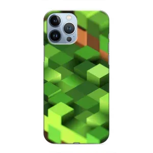 Чехлы для iPhone 13 Pro (Персонажи Майн Крафт) (Текстура)