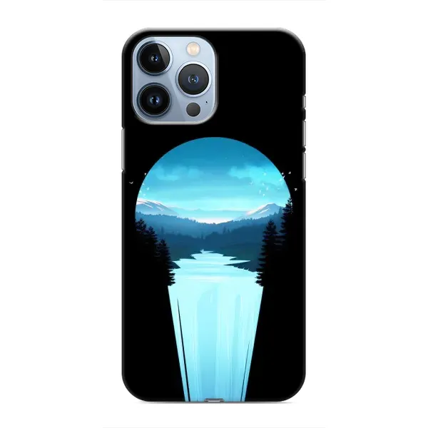 Чехол с рисунком «Синий Водопад» для iPhone 13 Pro Чехол с рисунком «Синий Водопад» для iPhone 13 Pro