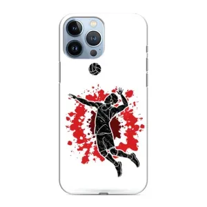 Чехлы с принтом Спортивная тематика для iPhone 13 Pro (Волейболист)