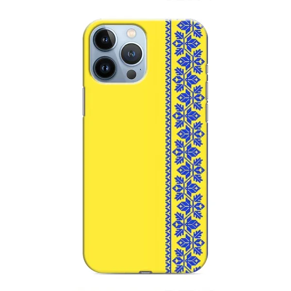 Чехол с рисунком «Вышиванка на желтом» для iPhone 13 Pro Чехол с рисунком «Вышиванка на желтом» для iPhone 13 Pro