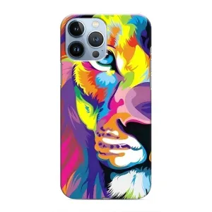 Чехол с картинкой на iPhone 13 Pro (Яркий Лев)
