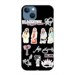 Чехол с рисунком «Арт блэкпинг» для iPhone 13