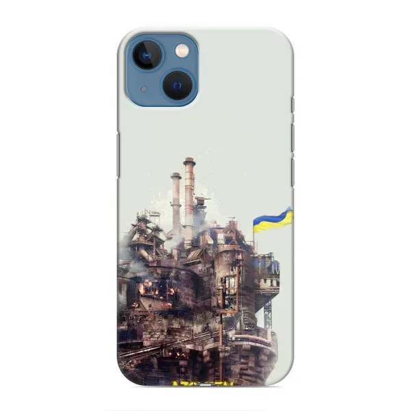 Чехол с рисунком «Азовсталь» для iPhone 13 Чехол с рисунком «Азовсталь» для iPhone 13