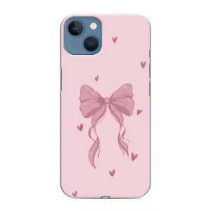Чохол з малюнком «Бант на рожевому» для iPhone 13
