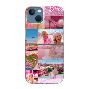 Силиконовый Чехол Барби Фильм на iPhone 13 (Барби стиль)