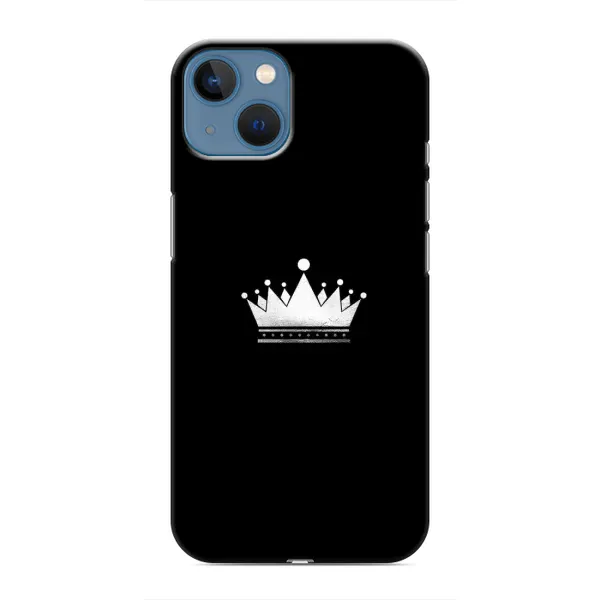 Чехол с рисунком «Белая корона» для iPhone 13 Чехол с рисунком «Белая корона» для iPhone 13