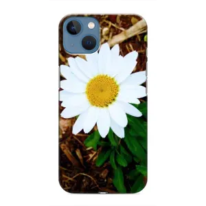 Чехол с ромашками на iPhone 13 (Белая ромашка)