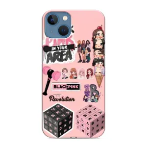 Чехол с рисунком «BLACK PINK коллаж» для iPhone 13