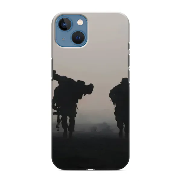 Чехол с рисунком «Бой солдат» для iPhone 13 Чехол с рисунком «Бой солдат» для iPhone 13
