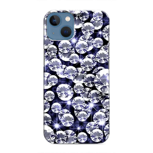 Чехол с рисунком «Бриллианты» для iPhone 13