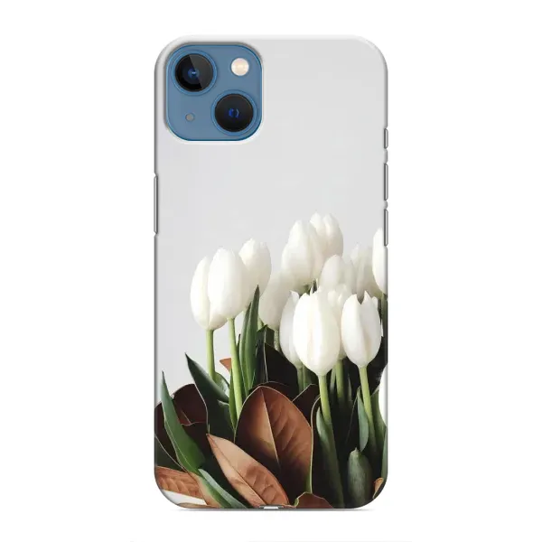 Чехол с рисунком «Букет тюльпанов» для iPhone 13