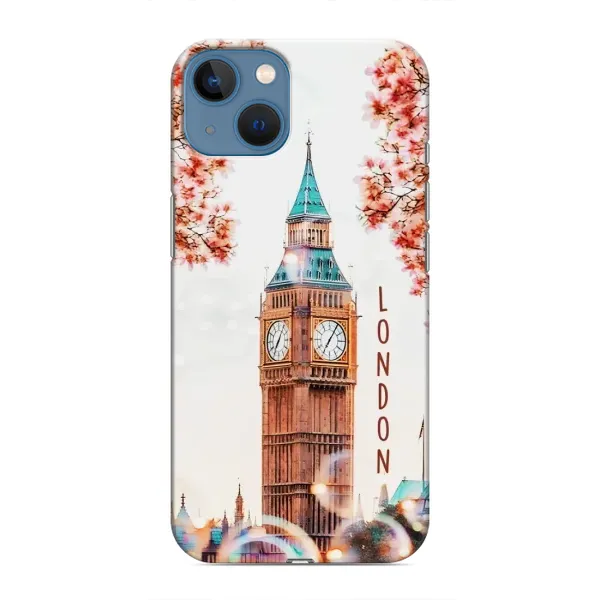 Чехол с рисунком «Часы Лондон» для iPhone 13