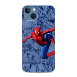 Силиконовый Чехол для iPhone 13 (Человек Паук)