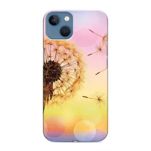 Силиконовый Чехол с одуванчиками на iPhone 13 (Цветок-одуванчик)