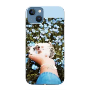 Чехлы с изображением разных животных для iPhone 13 (Ежик на руках)