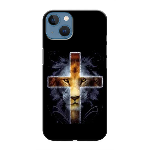 Чехол с рисунком «Иисус Лев» для iPhone 13 Чехол с рисунком «Иисус Лев» для iPhone 13
