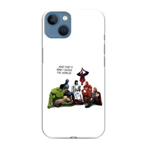 Чехлы для iPhone 13 (Для Христиан) (Иисус супергерой)