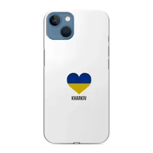 Чехлы силиконовые (Город Харьков) на Айфон 13 (Kharkiv)