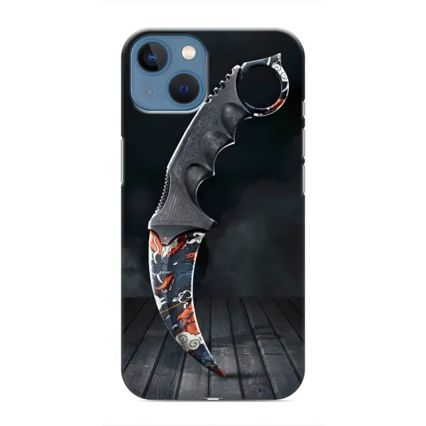 Чехол с рисунком «Кинжал КС ГО» для iPhone 13 Чехол с рисунком «Кинжал КС ГО» для iPhone 13