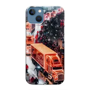 Чехлы на Новый Год iPhone 13 (Кока Кола)