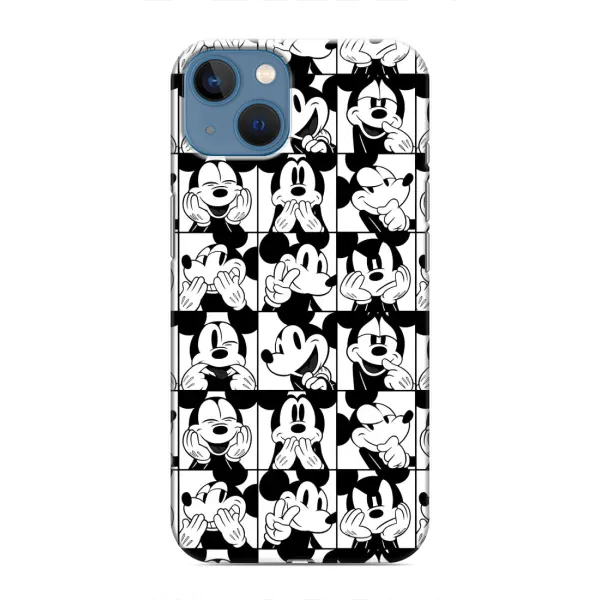 Чехол с рисунком «Коллаж Микки Маус» для iPhone 13 Чехол с рисунком «Коллаж Микки Маус» для iPhone 13