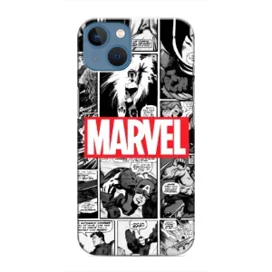 Силиконовый Чехол для iPhone 13 (Комикс Марвел)