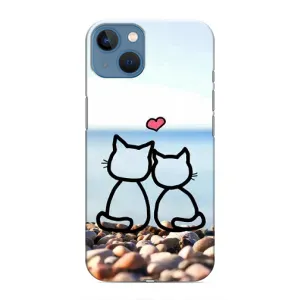 Силиконовые Чехлы Любимому человеку для iPhone 13 (Котейки)