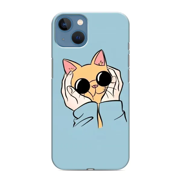Чехол с рисунком «КОТИК в очках» для iPhone 13 Чехол с рисунком «КОТИК в очках» для iPhone 13