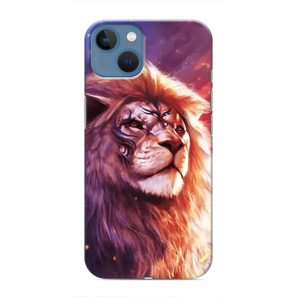 Чехол с рисунком «Красочный ЛЕВ» для iPhone 13