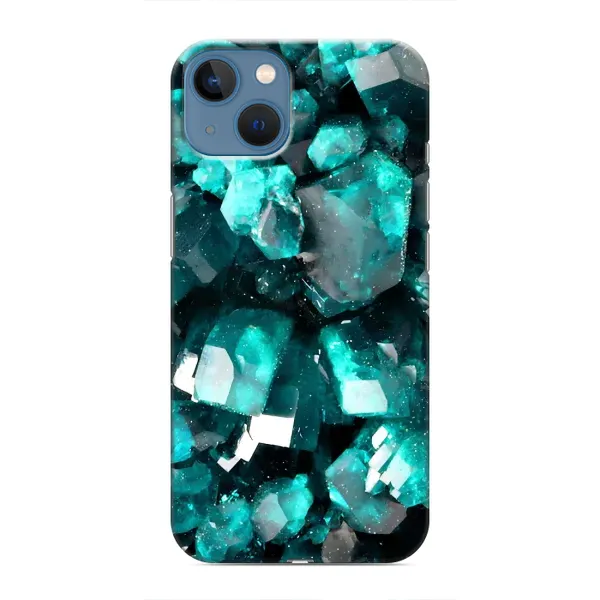 Чехол с рисунком «Кристалы» для iPhone 13