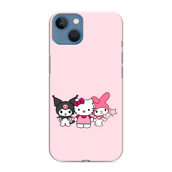 Чехол с рисунком «Куроми Мелоди Китти» для iPhone 13 Чехол с рисунком «Куроми Мелоди Китти» для iPhone 13