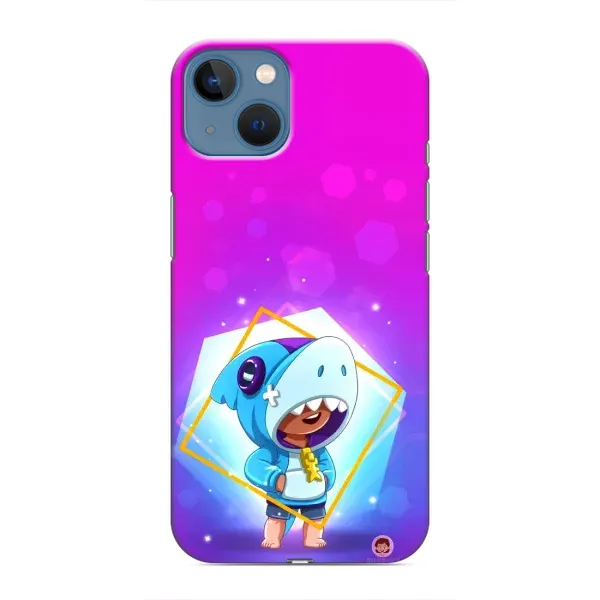 Чехол с рисунком «Леон в костюме Акулы» для iPhone 13