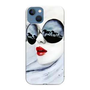 Чехол с картинкой Модные Девчонки iPhone 13 (Любительница коней)