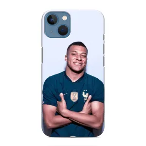 Чехол (TPU) с Футболистом на iPhone 13 (Мбаппешичка)