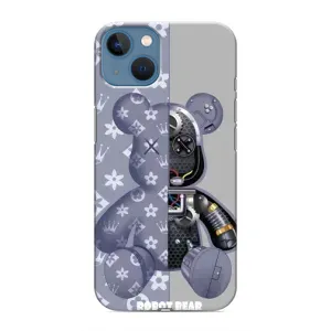 Силіконовий чохол для iPhone 13 (Ведмідь Louis Vuitton)