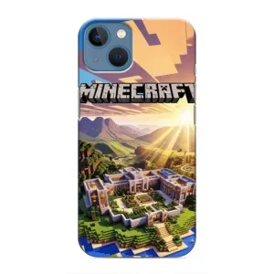Чехол майнкрафт для iPhone 13 (MINECRAFT)