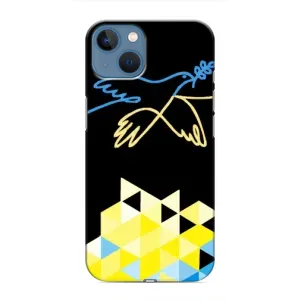 Чехол на iPhone 13 Украинский дизайн (Мир для Украины)