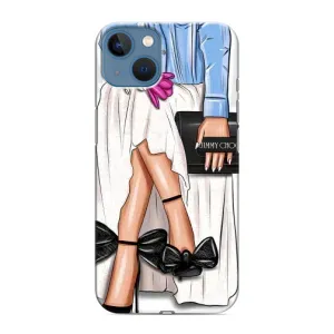 Силиконовый Чехол на iPhone 13 с картинкой Стильных Девушек (Мода)