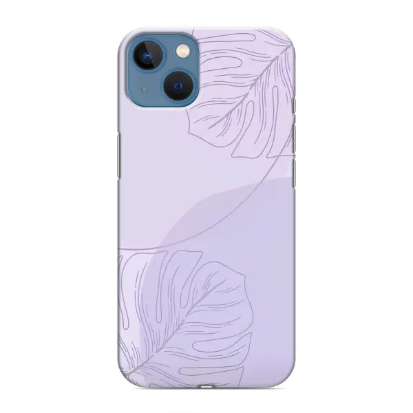 Чехол с рисунком «Монстера фиолетовая» для iPhone 13 Чехол с рисунком «Монстера фиолетовая» для iPhone 13