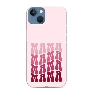 Чехлы на день мамы для Айфон 13 (Надпись мама)