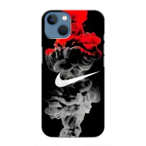 Силіконовый Чохол на iPhone 13 з картинкою НАЙК (Nike дим)