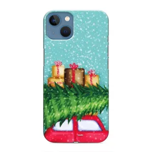 Чехол Новогодняя Елка на iPhone 13 (Новогодние подарки)