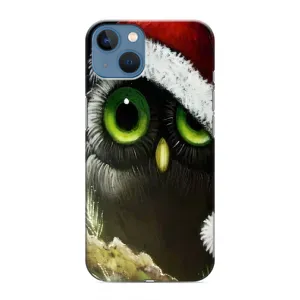 Чехлы с принтом СОВЫ для iPhone 13 (Новогодняя Сова)